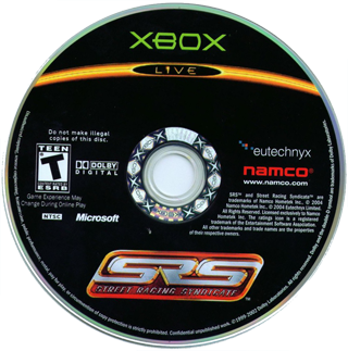 SRS - Street Racing Syndicate (USA) Game Disc
